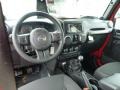 2014 Jeep Wrangler Unlimited Black Interior Prime Interior Photo