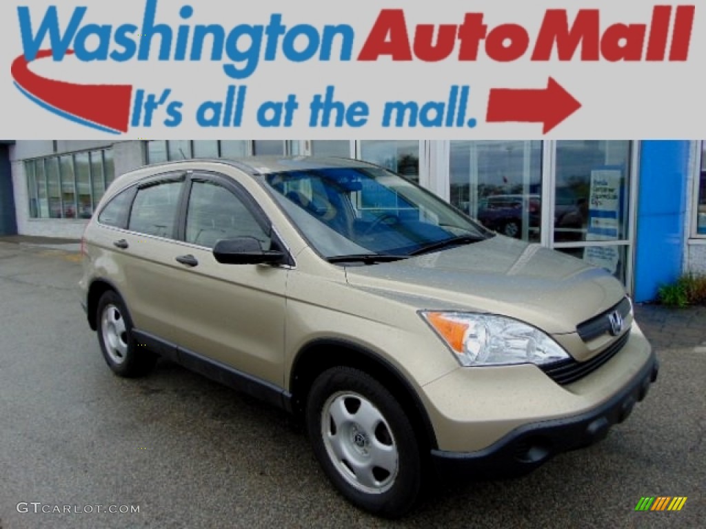 2007 CR-V LX 4WD - Borrego Beige Metallic / Black photo #1