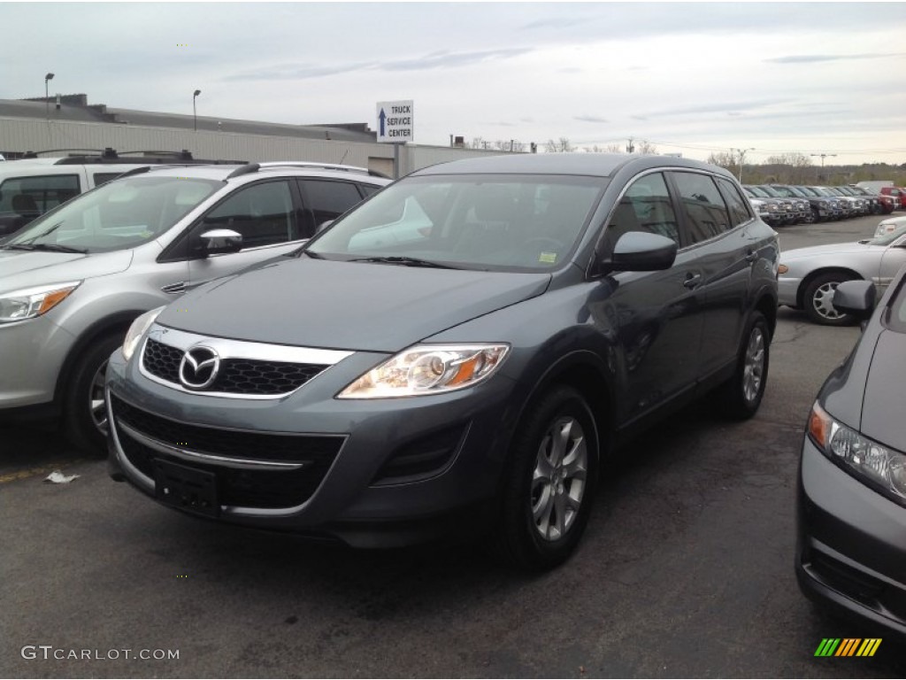 2011 CX-9 Touring AWD - Dolphin Gray Mica / Black photo #3
