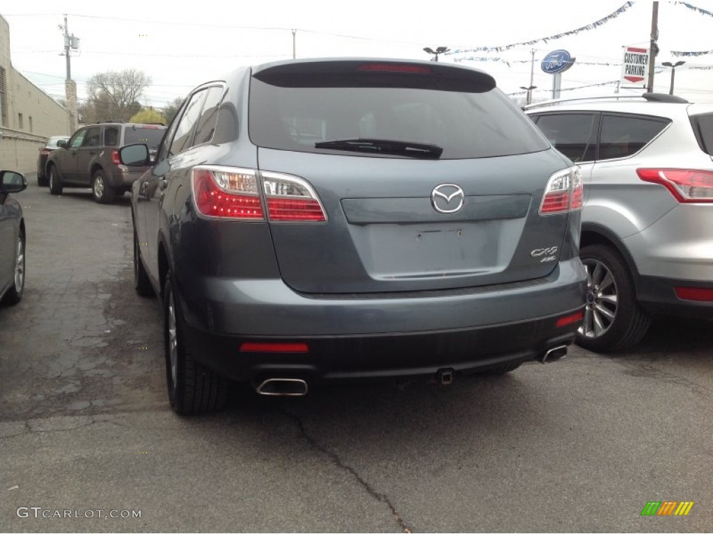2011 CX-9 Touring AWD - Dolphin Gray Mica / Black photo #4