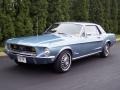 1968 Brittany Blue Metallic Ford Mustang Coupe  photo #2