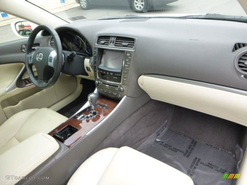 2011 Lexus IS 350 AWD Ecru Dashboard Photo #93025905