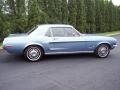 1968 Brittany Blue Metallic Ford Mustang Coupe  photo #4