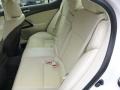 2011 Lexus IS Ecru Interior Rear Seat Photo