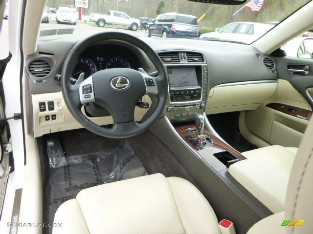 Ecru Interior 2011 Lexus IS 350 AWD Photo #93026007