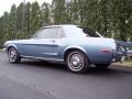 1968 Brittany Blue Metallic Ford Mustang Coupe  photo #13