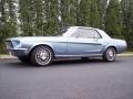 1968 Brittany Blue Metallic Ford Mustang Coupe  photo #14