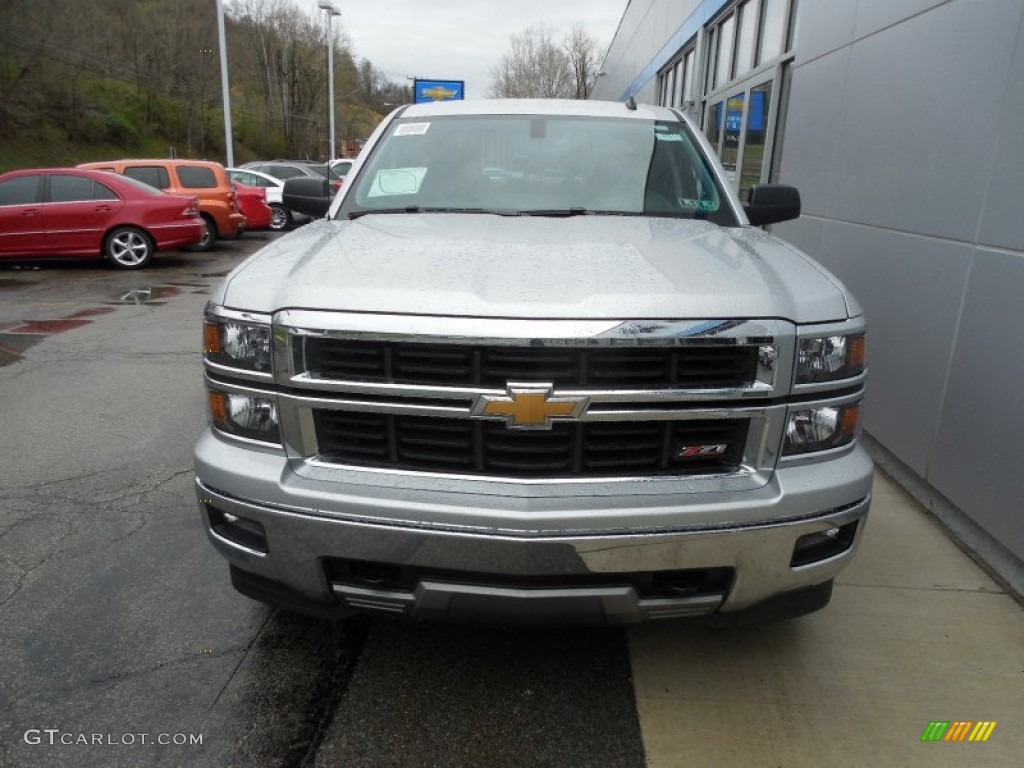 2014 Silverado 1500 LT Z71 Crew Cab 4x4 - Silver Ice Metallic / Jet Black photo #10