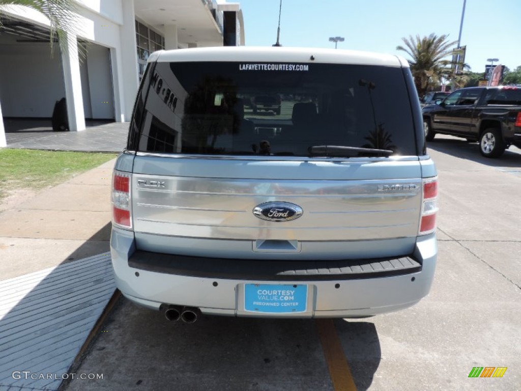 2009 Flex Limited - Light Ice Blue Metallic / Charcoal Black photo #3