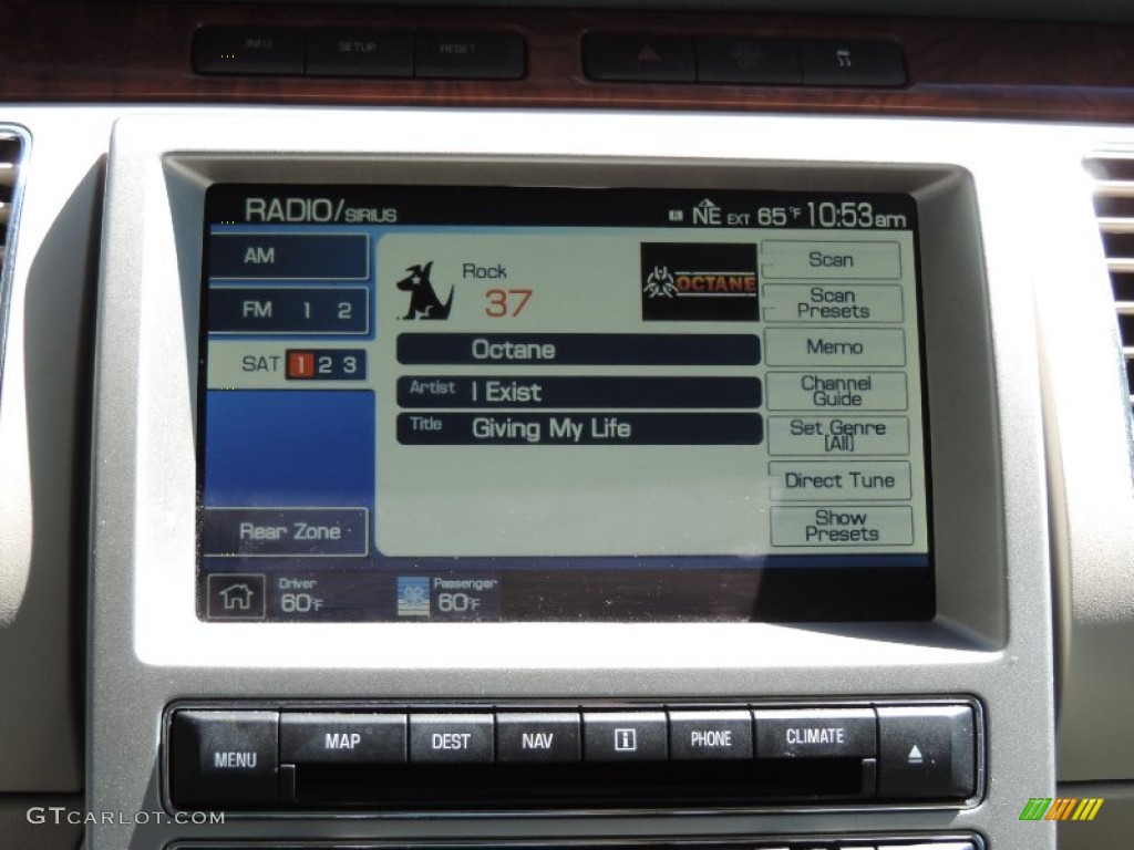 2009 Flex Limited - Light Ice Blue Metallic / Charcoal Black photo #23