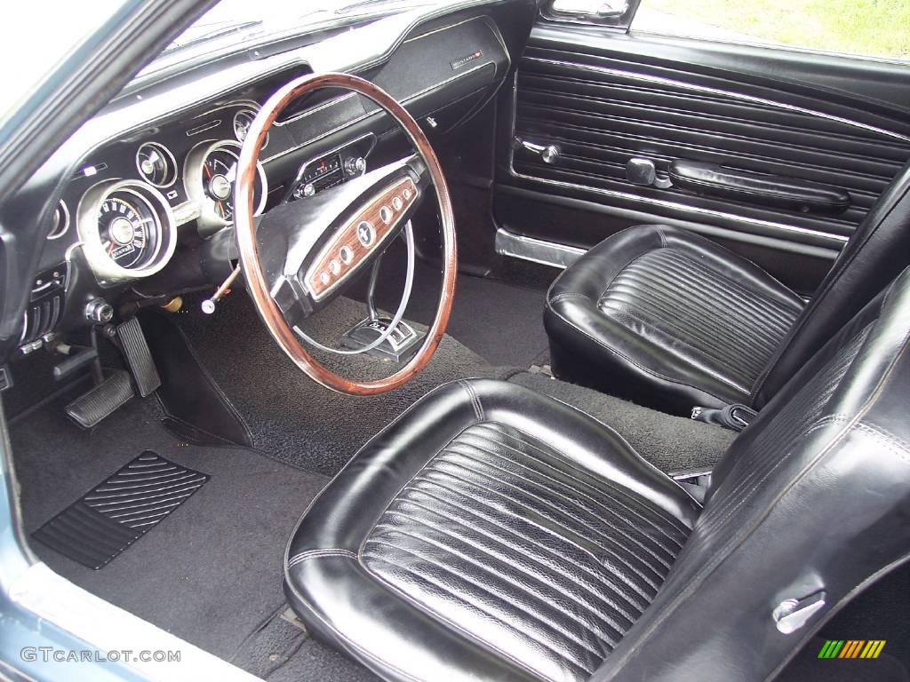 1968 Mustang Coupe - Brittany Blue Metallic / Black Vinyl photo #31