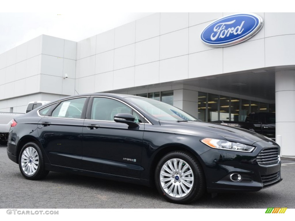 2014 Fusion Hybrid SE - Dark Side / Charcoal Black photo #1