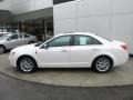 2012 White Platinum Metallic Tri-Coat Lincoln MKZ AWD  photo #2