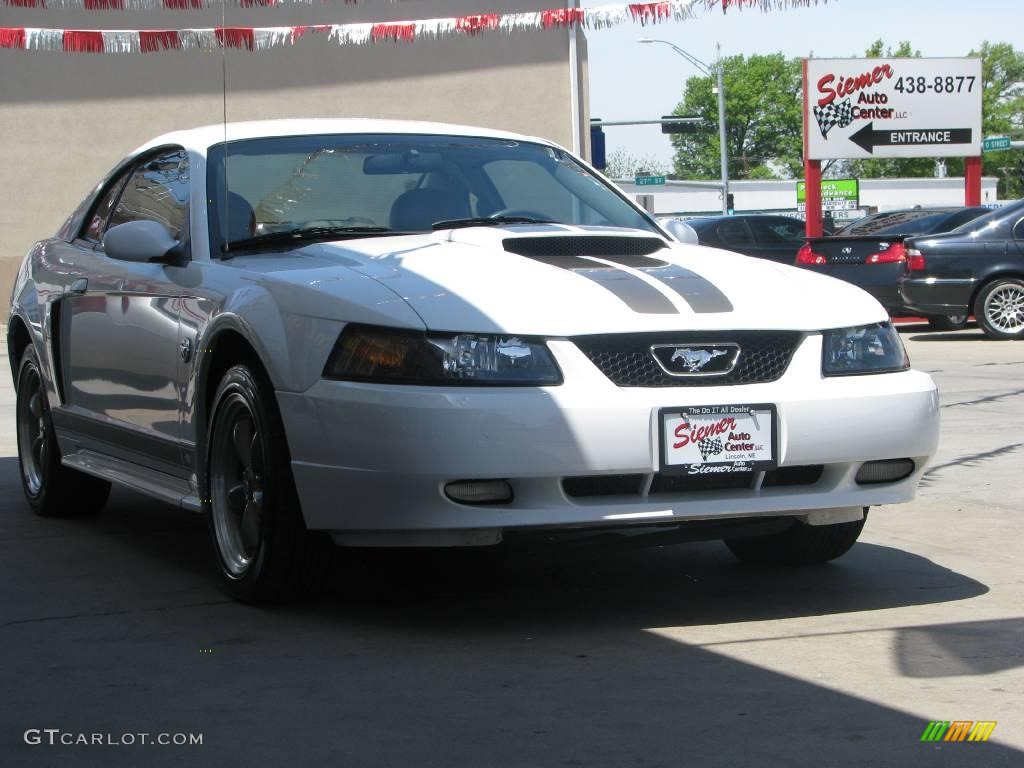 2004 Mustang GT Coupe - Oxford White / Medium Parchment photo #4
