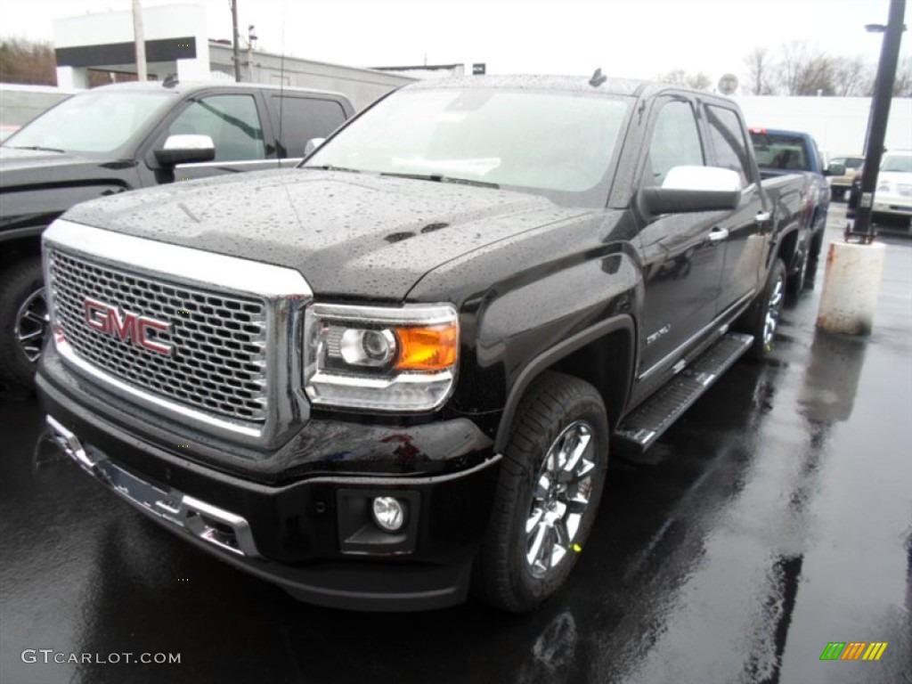 2014 Sierra 1500 Denali Crew Cab 4x4 - Onyx Black / Jet Black photo #1