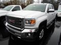 2015 Summit White GMC Sierra 2500HD SLT Double Cab 4x4  photo #1