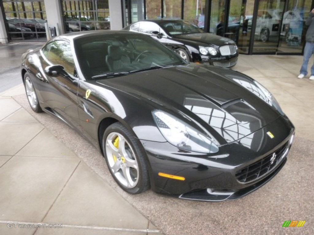 Nero Daytona (Black Metallic) 2009 Ferrari California Standard California Model Exterior Photo #93033954