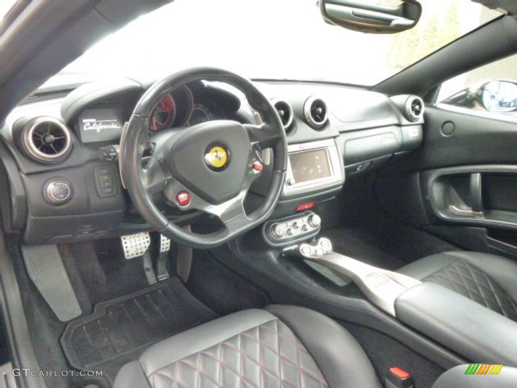 Black Interior 2009 Ferrari California Standard California Model Photo #93034014