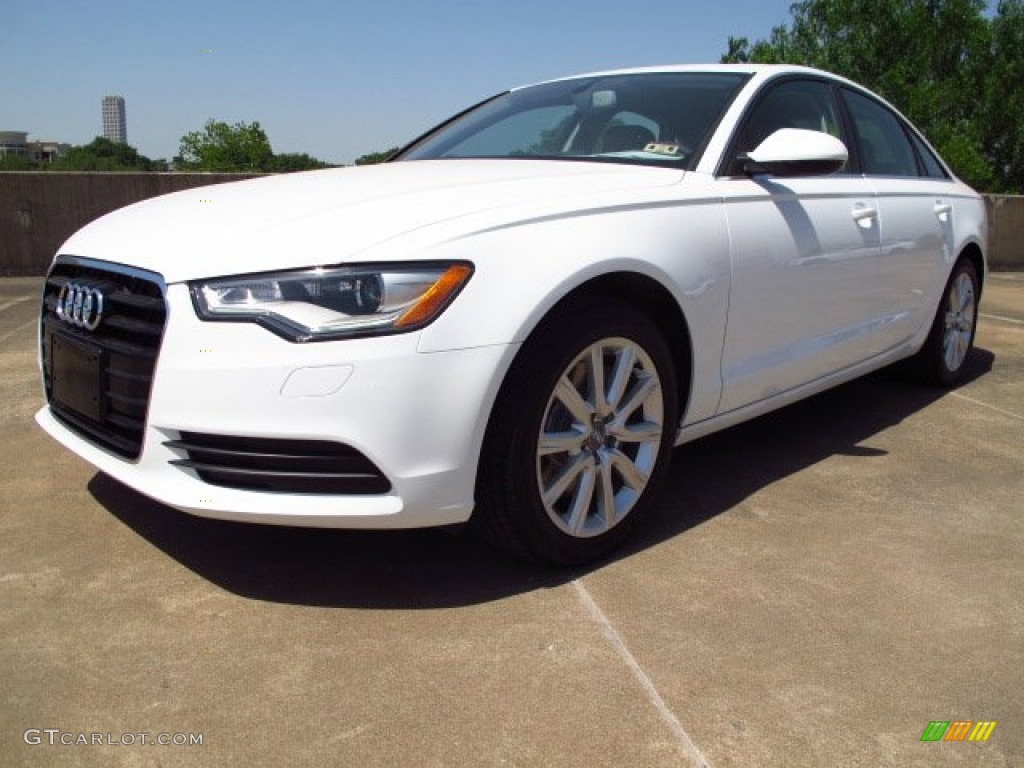 Ibis White 2014 Audi A6 2.0T quattro Sedan Exterior Photo #93035191