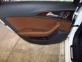 2014 Audi A6 Nougat Brown Interior Door Panel Photo