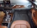 2014 Audi A6 Nougat Brown Interior Dashboard Photo