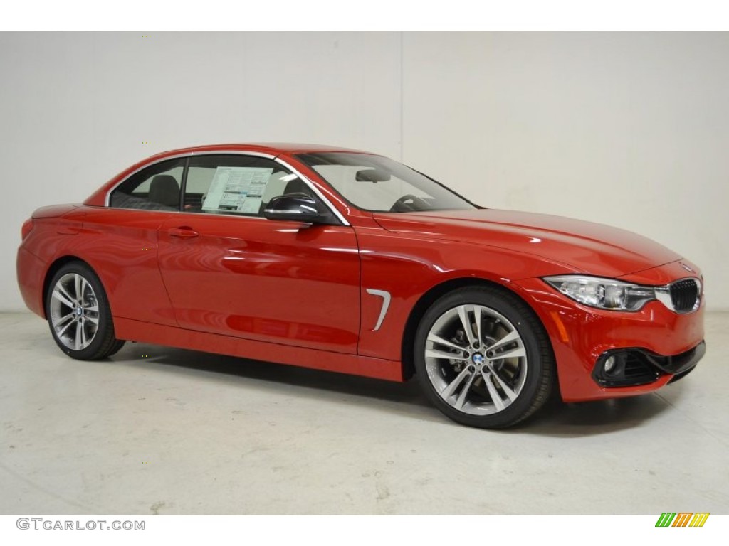 Melbourne Red Metallic 2014 BMW 4 Series 428i Convertible Exterior Photo #93037800