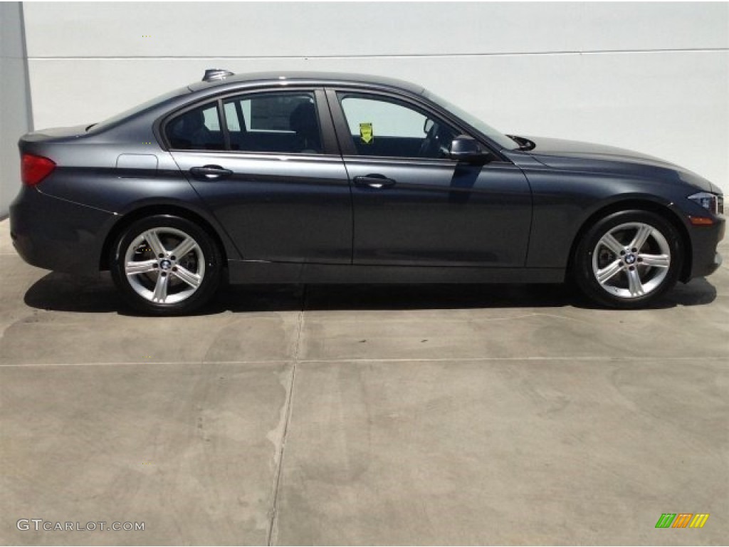 2014 3 Series 328i Sedan - Mineral Grey Metallic / Black photo #2