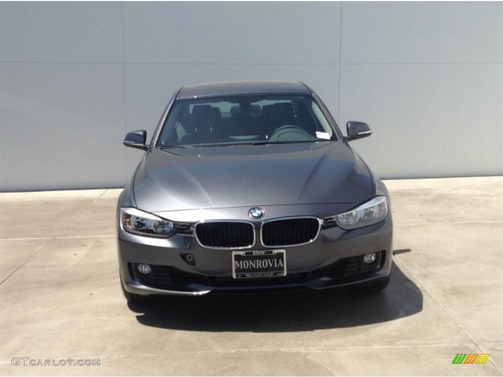2014 3 Series 328i Sedan - Mineral Grey Metallic / Black photo #3
