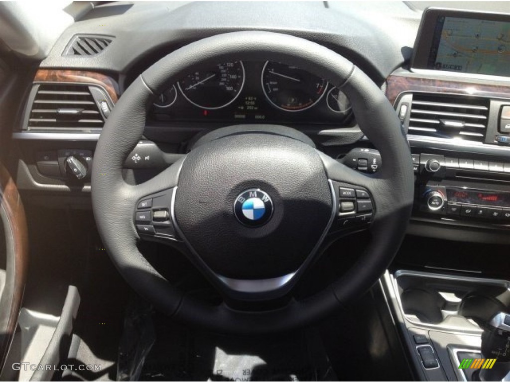 2014 3 Series 328i Sedan - Mineral Grey Metallic / Black photo #9