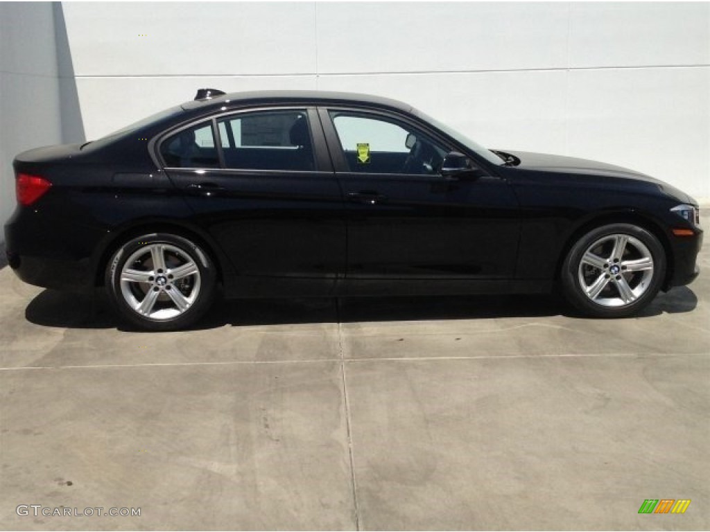 2014 3 Series 328i Sedan - Jet Black / Black photo #2