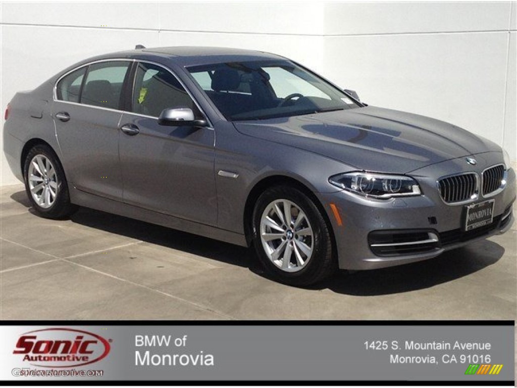 2014 5 Series 528i Sedan - Callisto Grey Metallic / Black photo #1