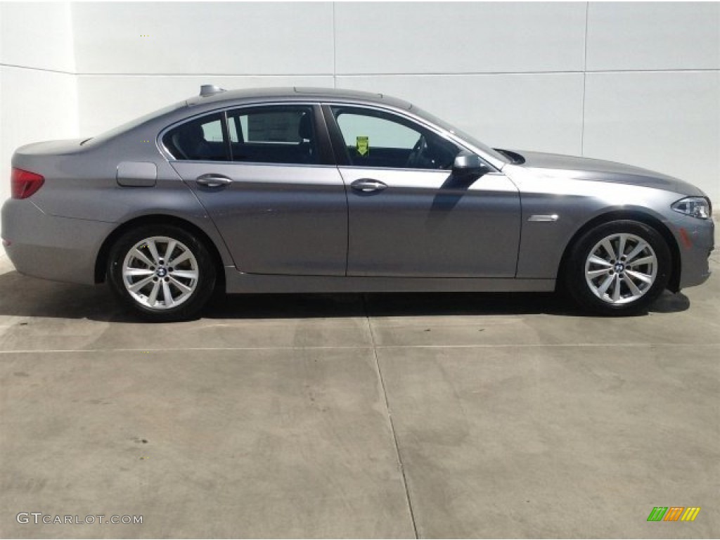 2014 5 Series 528i Sedan - Callisto Grey Metallic / Black photo #2