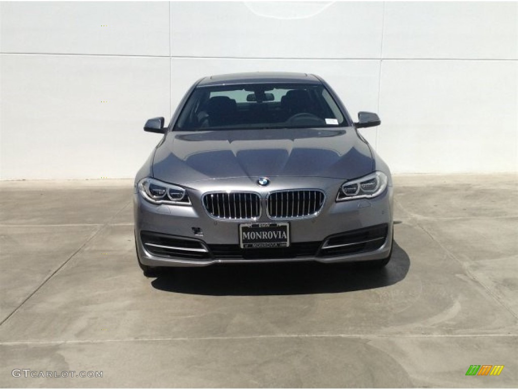 2014 5 Series 528i Sedan - Callisto Grey Metallic / Black photo #3