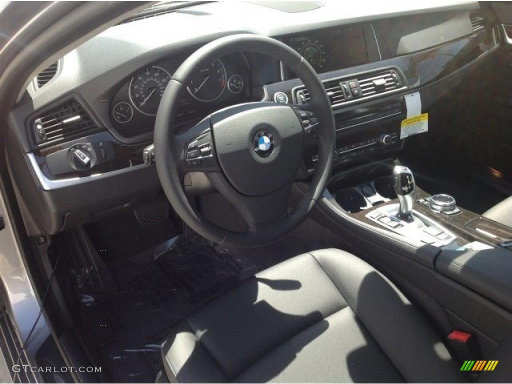 2014 5 Series 528i Sedan - Callisto Grey Metallic / Black photo #6