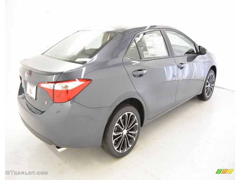 2014 Corolla S - Slate Metallic / Black photo #40