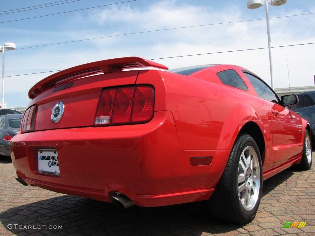 2005 Mustang GT Premium Coupe - Torch Red / Red Leather photo #5