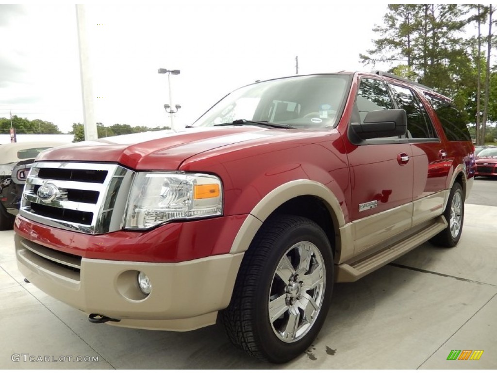 Redfire Metallic 2007 Ford Expedition EL Eddie Bauer 4x4 Exterior Photo #93041134