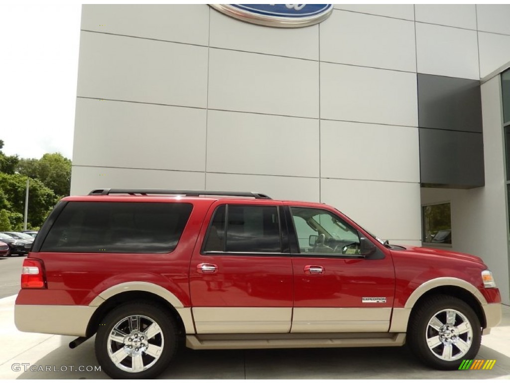 Redfire Metallic 2007 Ford Expedition EL Eddie Bauer 4x4 Exterior Photo #93041232