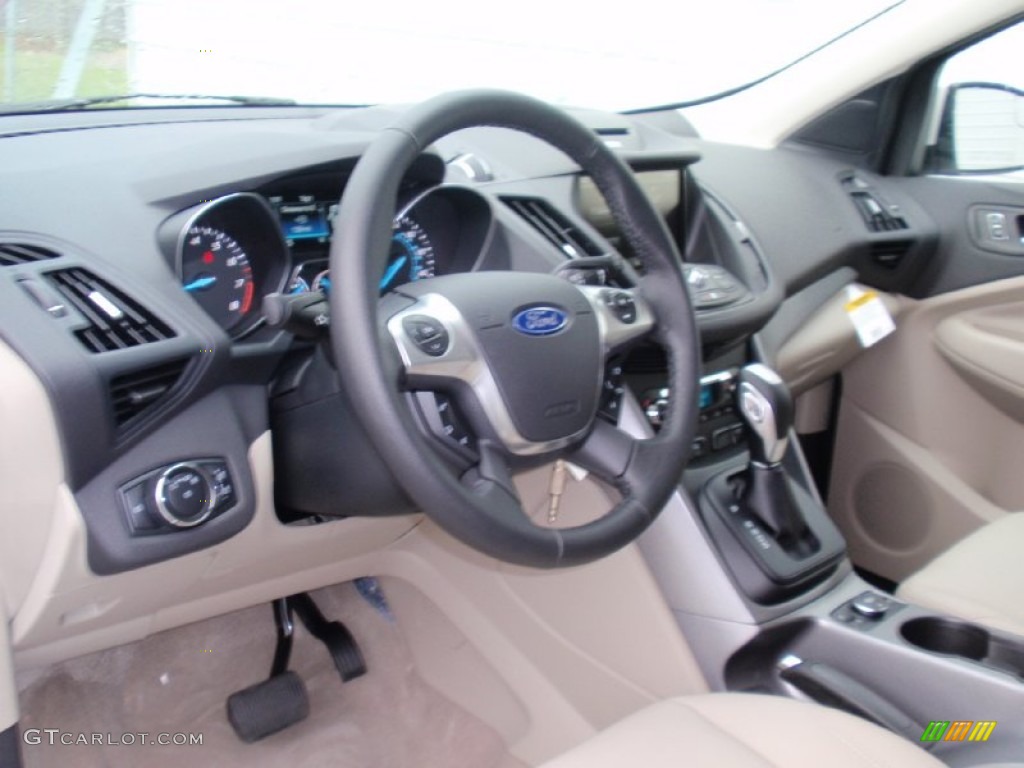 2014 Escape SE 2.0L EcoBoost - White Platinum / Medium Light Stone photo #27