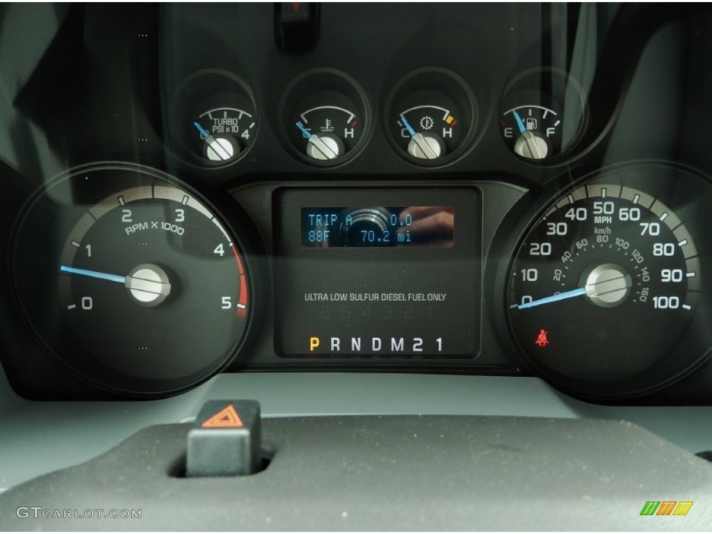2015 Ford F350 Super Duty XL Crew Cab 4x4 Gauges Photo #93042004