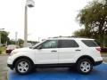2014 Oxford White Ford Explorer FWD  photo #2