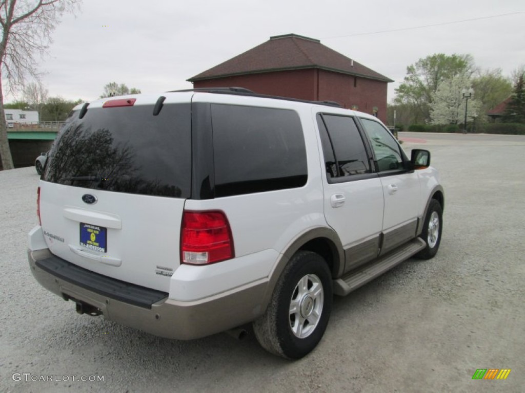 2003 Expedition Eddie Bauer 4x4 - Oxford White / Medium Parchment photo #7