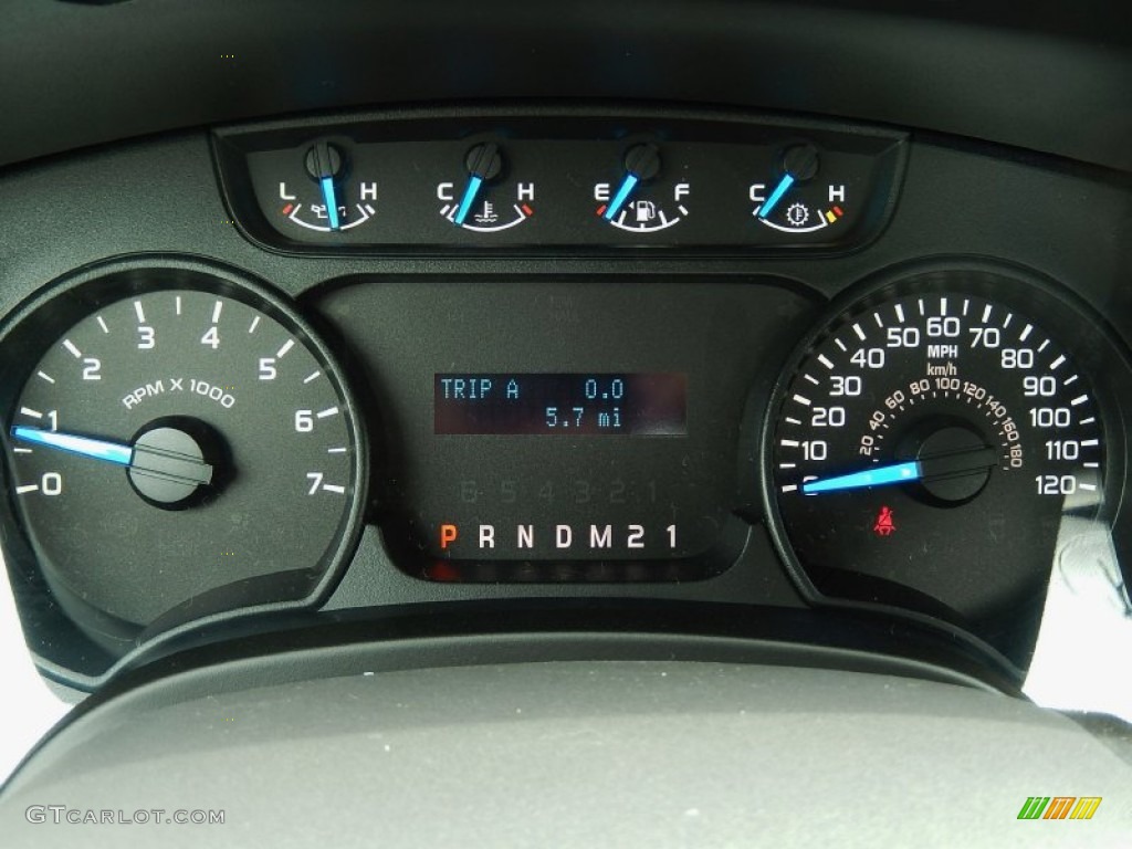 2014 Ford F150 XL Regular Cab Gauges Photo #93043534