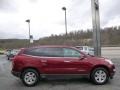 2009 Red Jewel Tintcoat Chevrolet Traverse LT  photo #4