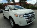 2013 White Suede Ford Edge SEL  photo #2