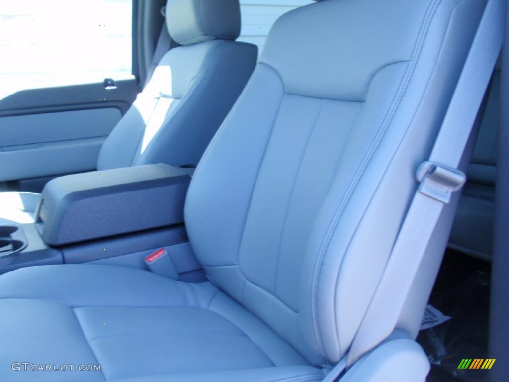 2014 F150 XLT SuperCrew - Blue Jeans / Steel Grey photo #31