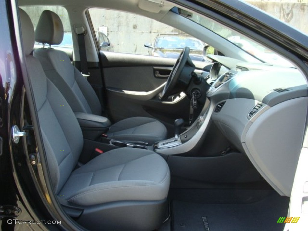 2011 Elantra GLS - Black / Gray photo #25