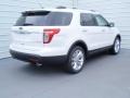 2014 White Platinum Ford Explorer XLT  photo #4