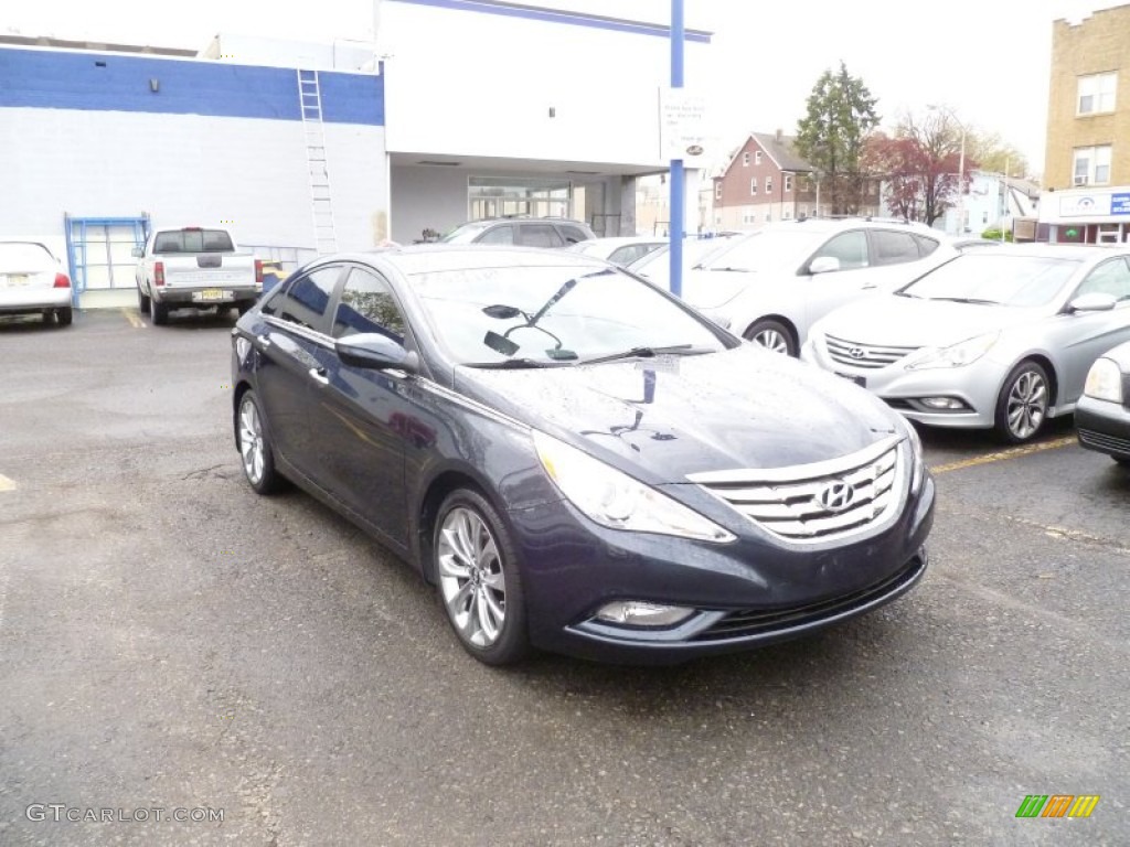 2011 Sonata SE - Pacific Blue Pearl / Gray photo #1