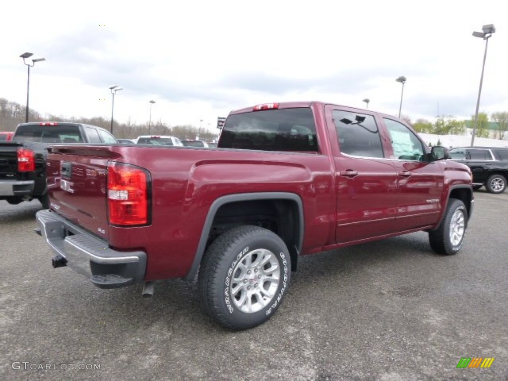 2014 Sierra 1500 SLE Crew Cab 4x4 - Sonoma Red Metallic / Jet Black photo #5